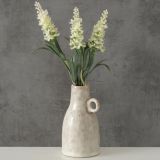 KERAMIČNA VAZA BOLTZE SIVA, VIŠINA 12 CM