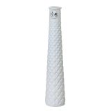 KERAMIČNA VAZA DECORIS BELA /OKER SORT. FI 7 CM. 32 CM. SORT