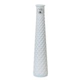 KERAMIČNA VAZA DECORIS BELA /OKER SORT. FI 7 CM. 32 CM. SORT