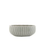 KERAMIČNI NOTRANJI LONEC TS FAJA SVETLO SIV 33X15 V13