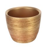 KERAMIČNI NOTRANJI LONEC HORTER 302 PRASKANI 15 CM ZLAT