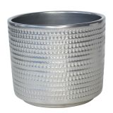 KERAMIČNI NOTRANJI LONEC HORTER 991 14 CM SREBRNA