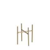 KERAMIČNI NOTRANJI LONEC MICA ASCOT STOJALO ZLATO V9.5XD8.5CM