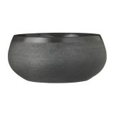 DOURO POSODA OKROGLA TEMNO SIVA - H12XD26CM