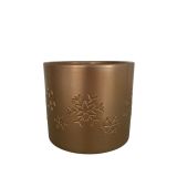 KERAMIČNI NOTRANJI LONEC POTTERY POTS EVA 150 SNEŽINKE GOLD PEARL 138X125MM ZA L12