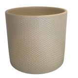 KERAMIČNI NOTRANJI LONEC POTTERY POTS EVI 195 SMETANA PEARL 195X175 MM ZA L17