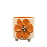 KERAMIČNI NOTRANJI LONEC TS AISHA ORANŽEN 15 CM V14