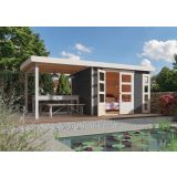 LESENA VRTNA HIŠKA KARIBU KERKO 4 302DX217GX211V + 280D 19MM ANTRACIT