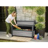 KETER DECO VRTNA KLOP, 227 L, SIVA BARVA