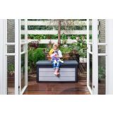 ZABOJ ZA BLAZINE KETER DENALI DUOTECH DECK RJAVA, ZABOJ 265 L