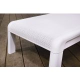 KETER MALLORCA VRTNI LEŽALNIK, BELA BARVA