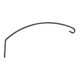 KLJUKA ZA OBEŠANKO MODERNA POLKROŽNA 30 CM ČRNA