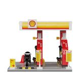 KOCKE CADA BRICKS SHELL MINI BENCINSKA ČRPALKA