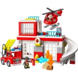 KOCKE LEGO DUPLO GASILSKA POSTAJA IN HELIKOPTER 10970