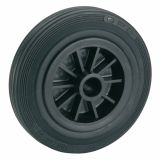 KOLO BREZ VILICE DÖRNER + HELMER POLNA GUMA 160X40X20MM ČRNO PLATIŠČE