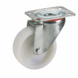 KOLO Z GIBLJIVO VILICO DÖRNER + HELMER 100X35MM PLOŠČA 100X85MM POLIAMID, BEL