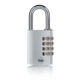 CILINDRIČNA OBEŠANKA YALE KOMBINACIJSKA 38MM 4 ŠTEV. OHIŠJE ALU