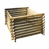 KOMPOSTNIK 125X125X75 CM, IZ POLOBLI SMREKA, TIP 910