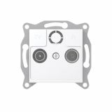 TV / AUDIO VTIČNICA ART PREHODNA TV-R S KONČ.UPOR BELA, VIJ,BOK, 5-1000 MHZ