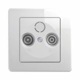 TV / AUDIO VTIČNICA EKONOMIK KONČNA TV-R BELA