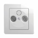 TV / AUDIO VTIČNICA EKONOMIK PREHODNA TV-R BELA