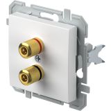 KOMUNIKACIJSKA VTIČNICA LOGIQ VTIČNICA AUDIO ZVOČNIŠKA BELA, XO