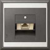 KOMUNIKACIJSKA VTIČNICA LUNE RJ45, ANTRACIT