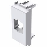 KOMUNIKACIJSKA VTIČNICA MODUL ADAPTER KS UNIVERZALNI BELA, 1M, BOK