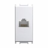 KOMUNIKACIJSKA VTIČNICA MODUL CAT5E KS RJ45 8/8 BELA, 1M, BOK