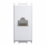 KOMUNIKACIJSKA VTIČNICA MODUL CAT5E KS RJ45 8/8 BELA, 1M, BOK