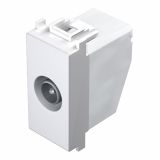 TV / AUDIO VTIČNICA MODUL PREHODNA TV BELA, 10 DB, 1M, BOK