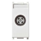 TV / AUDIO VTIČNICA PLANA KONČNA SAT-TV-R BELA, 1M