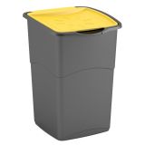 KONTEJNER - ZABOJNIK CURVER ZA SMETI 47L ČRN SET 3/1 S POKROVI V TREH BARVAH