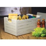 KONTEJNER - ZABOJNIK PVC 59X39X28 CM SVETLO SIV, ZLOŽLJIV