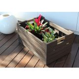 KONTEJNER - ZABOJNIK PVC 59X39X28 CM SVETLO SIV, ZLOŽLJIV