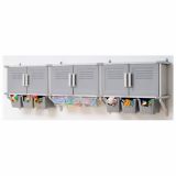 KONTEJNER - ZABOJNIK PVC, SIVI 23.5X31.5X19 CM