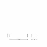 KOPALN. STENSKA SVETILKA PHILIPS 34203/17/16 PLANO IP44 1X11W 2G7