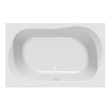 KOPALNA KAD KOTNA KOLPA SAN ADAM&EVA 195X125 BELA ZA VGRADNJO