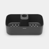 KOPALNIŠKA GALANTERIJA BRABANTIA KOŠARICA ZA TUŠ RENEW TEMNO SIVA