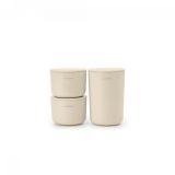 KOPALNIŠKA GALANTERIJA BRABANTIA SET KOPALNIŠKIH POSODIC ZA SHRANJEVANJE RENEW BEŽ