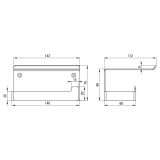 KOPALNIŠKA GALANTERIJA DEANTE DRŽALO ZA WC PAPIR MOKKO ADM N221 S POLIČKO