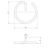 KOPALNIŠKA GALANTERIJA DEANTE OBEŠALNIK ZA BRISAČE SILIA ADI 0611