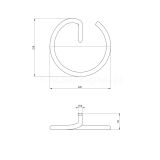 KOPALNIŠKA GALANTERIJA DEANTE OBEŠALNIK ZA BRISAČE SILIA ADI N611