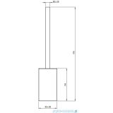 KOPALNIŠKA GALANTERIJA DEANTE WC ŠČETKA MOKKO ADM A712