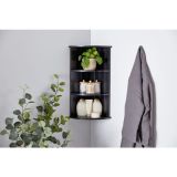 KOPALNIŠKA GALANTERIJA VONHAUS KOTNA POLICA SHREWSBURY ČRNA