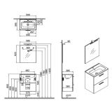 KOPALNIŠKI BLOK VITRA VITRA MIA CORDOBA 59X61X39.5 CM