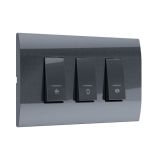 KOPALNIŠKO STIKALO MODYS KOPALNIŠKI SET 3X16AX ANTRACIT, 4M, MODYS