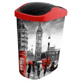 KOŠ NA KLIK HEREVIN 8.5L LONDON 17.5X25X32.5CM