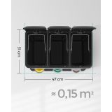 KOŠ ZA LOČEVANJE ODPADKOV SONGMICS 24L, LTB24L