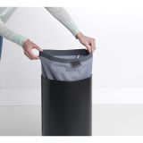 KOŠ ZA PERILO BRABANTIA OKROGEL 35 L, MATT BLACK